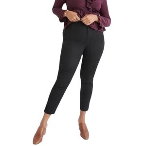 Madewell Pants Trousers Slacks Fraser Slim Black Business Peppy Academia Sz 36